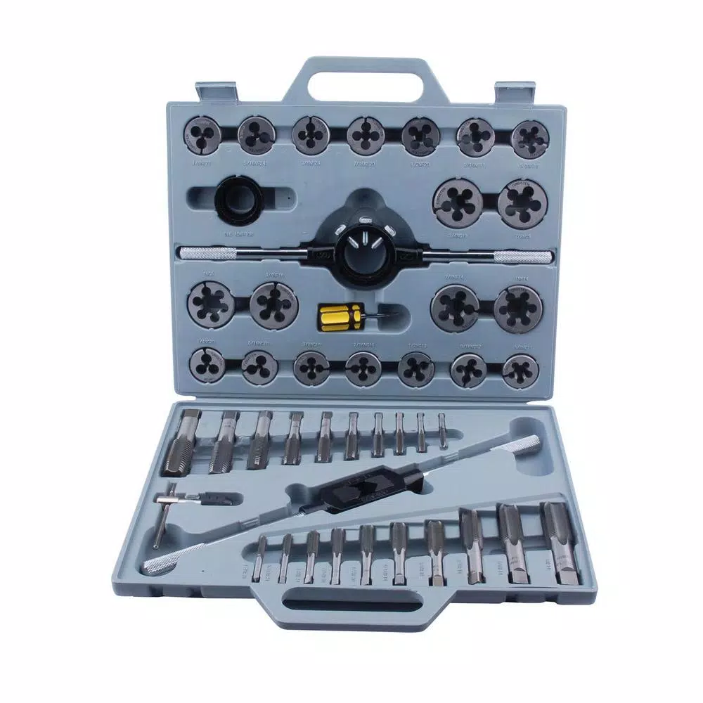 Cheap 🛒 Steel Core Tungsten Steel SAE Tap And Die Set (45-Piece) ✔️